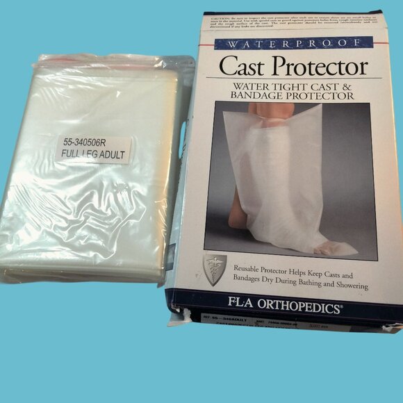 Waterproof Cast Protector Full Leg Adult Size FLA Orthopedics - Picture 1 of 5